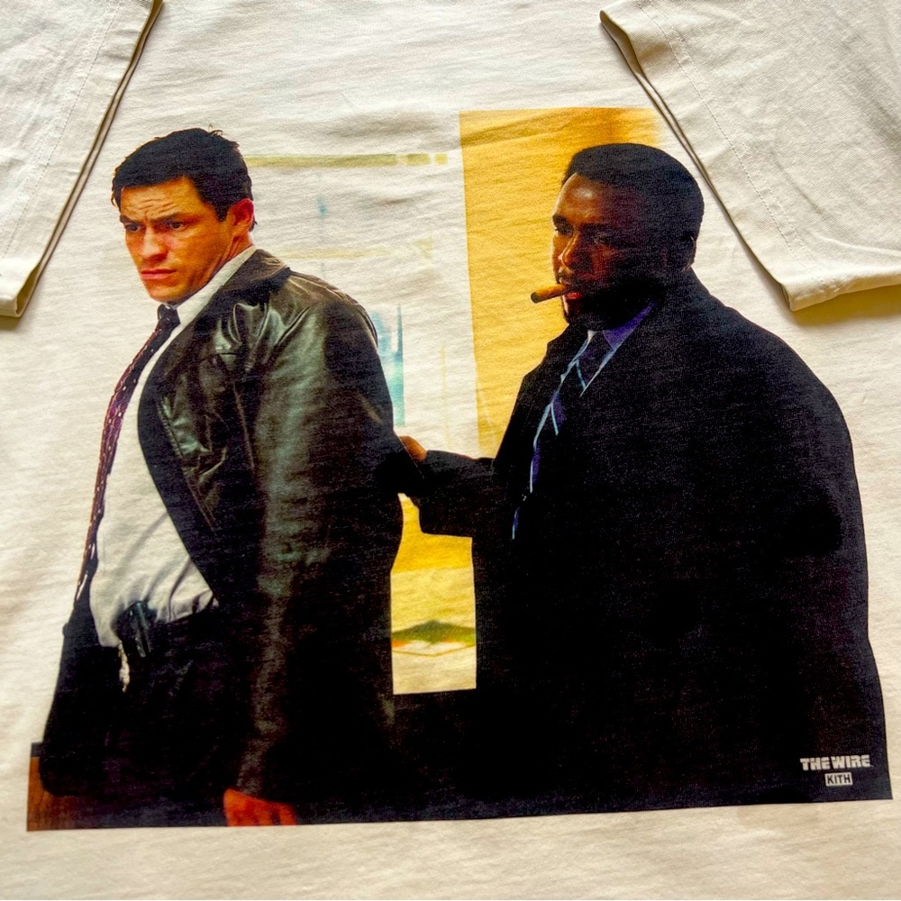 Kith White Graphic Tee - The Wire Bunk